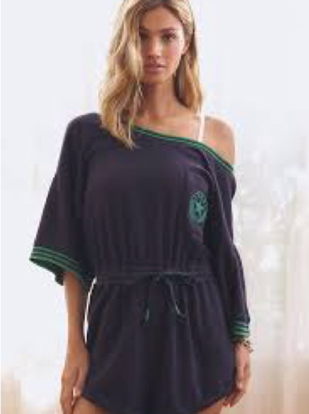 Anthropologie short sleeve knit romper
